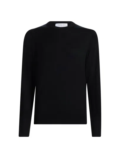 Michael Kors Women's Huddon Merino Wool-blend Sweater In Black