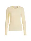 Michael Kors Women's Hutton Ribbed Cashmere Sweater In Parchment