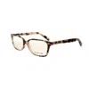 Michael Kors Women's India 54 Mm Pink Tortoise Opticals