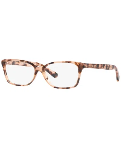 Michael Kors Women's India Eyeglasses, Mk4039 In Pink Tortoise