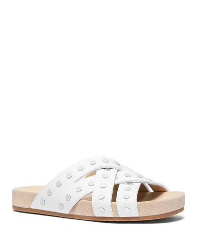 Michael Kors Women's Irene Slide Sandals In Optic White