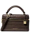 Michael Kors Women's Jana Extra-small Top Handle Crossbody Bag In Brown