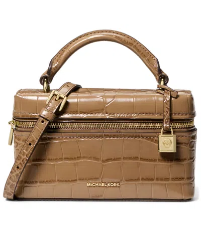 Michael Kors Women's Jana Extra-small Top Handle Crossbody Bag In Brown