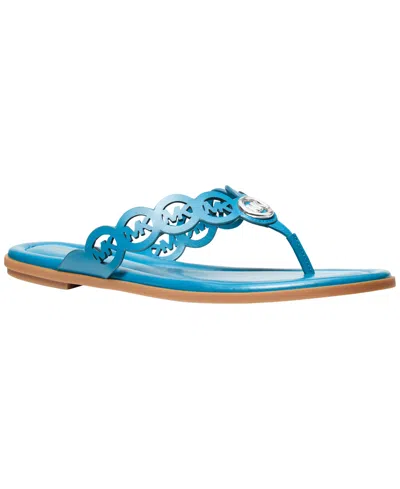 Michael Kors Women's Janie Thong Flat Sandals In Blue