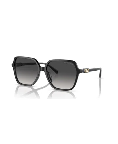 Michael Kors Women's Jasper Sunglasses, Gradient Mk2196 In Black