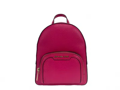 Michael Kors Women's Jaycee Pebbled Leather Zip Pocket Backpack Bag Mini Xs In Multi