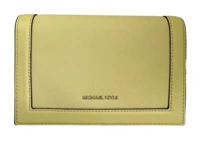 Michael Kors Women's Jet Set Chain Saffiano Leather Flap Crossbody Bag In Yellow