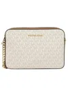 Michael Kors Women's Jet Set Crossbody Bag In Vanilla In White