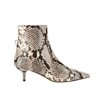 Michael Kors Women's Kadence Snake Embossed Ankle Booties In Sand