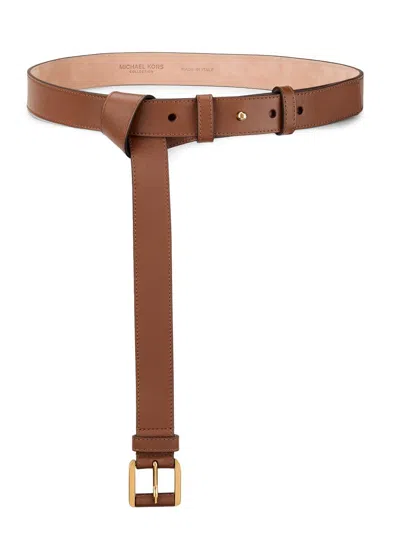 Michael Kors Women's Kaitlin Roller Buckle Collar Stud Belt In Pink