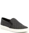 Michael Kors Women's Keaton Slip-on Sneaker In Coated Canvas/suprema Nappa