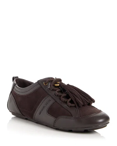 Michael Kors Women's Keely Tassel Sneakers In Brown