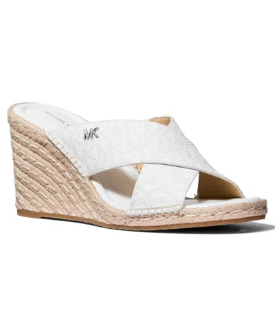 Michael Kors Women's Kenzie Slip- On Wedge Sandals