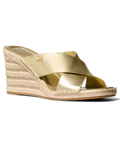Michael Kors Women's Kenzie Slip- On Wedge Sandals