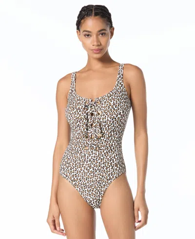 Michael Kors Women's Lace One-piece Swimsuit In Multi