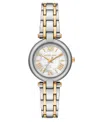 Michael Kors Women's Laney Three-hand Two-tone Stainless-steel Watch, 30mm In Two-tone