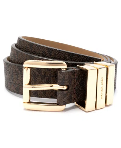 Michael Kors Women's Leather Belt In Brown