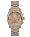 Michael Kors Lexington Chronograph, 38mm In Brown
