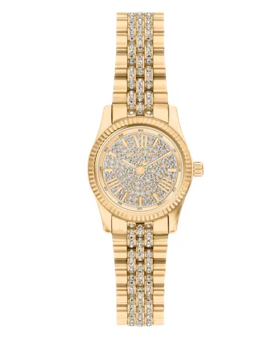 Michael Kors Women's Lexington Three-hand Gold-tone Stainless Steel Watch, 26mm