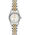 Michael Kors Women's Lexington Three-hand Two-tone Stainless Steel Watch 26mm In Two-tone