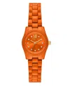 Michael Kors Limited-edition Petite Lexington Orange-tone Watch In Orange