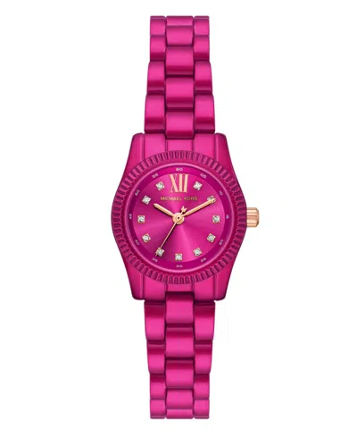 Michael Kors Women's Limited Edition Lexington Wild Berry Stainless Steel Watch, 26mm In Purple