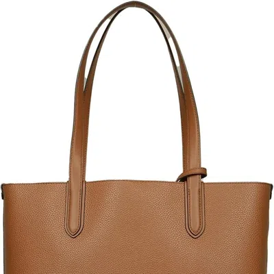 Michael Kors Women's Luggage Brown Eliza Extra Large East/west Reversible Tote Handbag