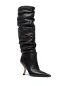 Michael Kors Luna Boot In Black Leather In Black