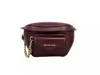 Michael Kors Leather Maise 2 In 1 Fanny Waist Pack Bag Women's Maroon