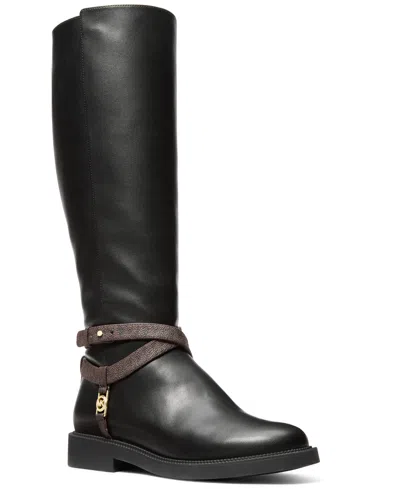 Michael Kors Women's Mandy Knee High Boots In Black