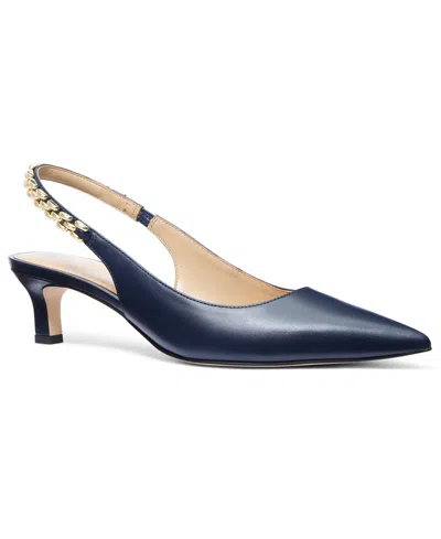 Michael Kors Women's Marcia Kitten Slingback Pumps In Multi