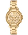 Michael Kors Oversized Maren Gold-tone Watch In Gold-tone