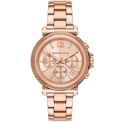 MICHAEL KORS WOMEN'S MAREN ROSE GOLD DIAL WATCH