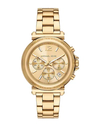 Michael Kors Runway 38mm Watch In Gold