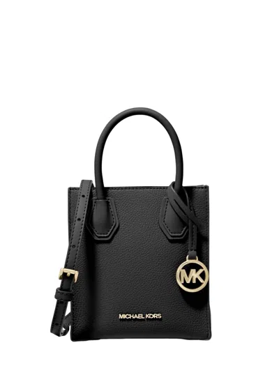 Michael Kors Women's Mercer Pebbled Leather Ns Crossbody Bag In Honeycomb