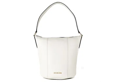 Pre-owned Michael Kors Women's  Brooke Crossbody Bag Medium In Light Cream