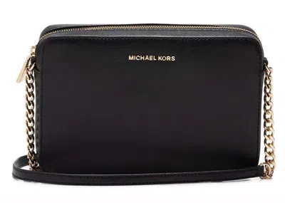Pre-owned Michael Kors Women's  Large Ew Crossbody In Black