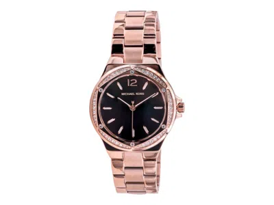 Pre-owned Michael Kors Women's  Lennox Mk7233 Watch In Stainless Steel In Silver