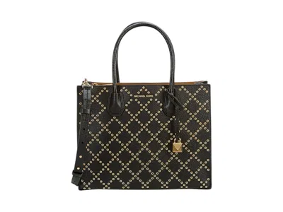 Pre-owned Michael Kors Women's  Mercer Tote Bag In Black