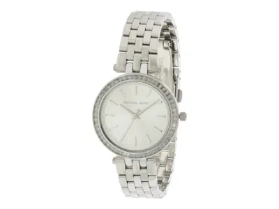 Pre-owned Michael Kors Women's  Mini Darci Mk3364 Watch In Stainless Steel In Silver
