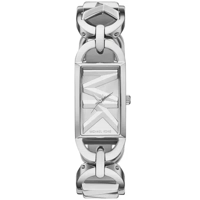 Michael Kors Women's Empire Quartz Three-hand Silver-tone Stainless Steel Watch 20x30mm