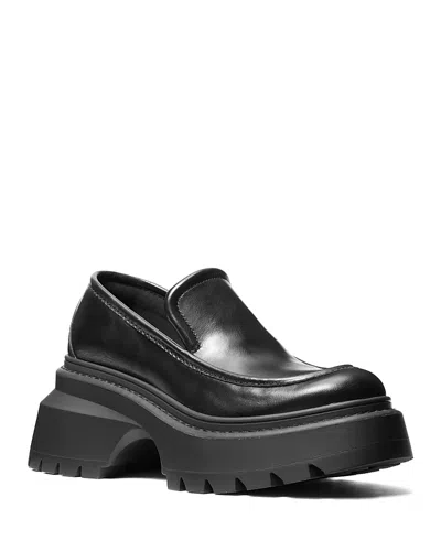 Michael Kors Women's Shiloh Platform Loafers In Black