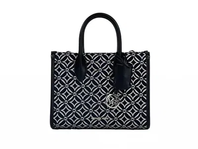Michael Kors Women's Mirella Small Top Zip Crossbody Tote Bag In Black