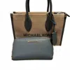 Michael Kors Women's Mirella Tote Bag And Matching Wallet Set In Beige In Beige