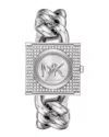 Michael Kors Women's Mk Chain Lock White Dial Watch