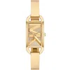 Michael Kors Women's Mk Empire Gold Dial Watch In Gold