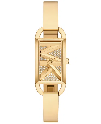 Michael Kors Women's Mk Empire Three-hand Gold-tone Stainless Steel Watch 22mm