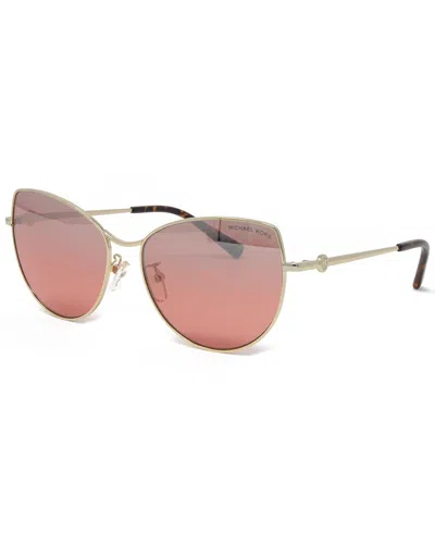 Michael Kors Women's Mk1062 58mm Sunglasses In Gold