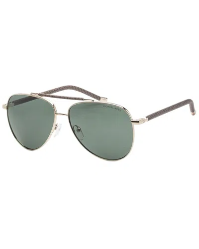 Michael Kors Pilot-frame Sunglasses In Gold