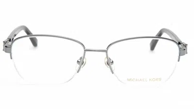 Michael Kors Women's Mk364 Square Eyeglasses In Grey In Silver